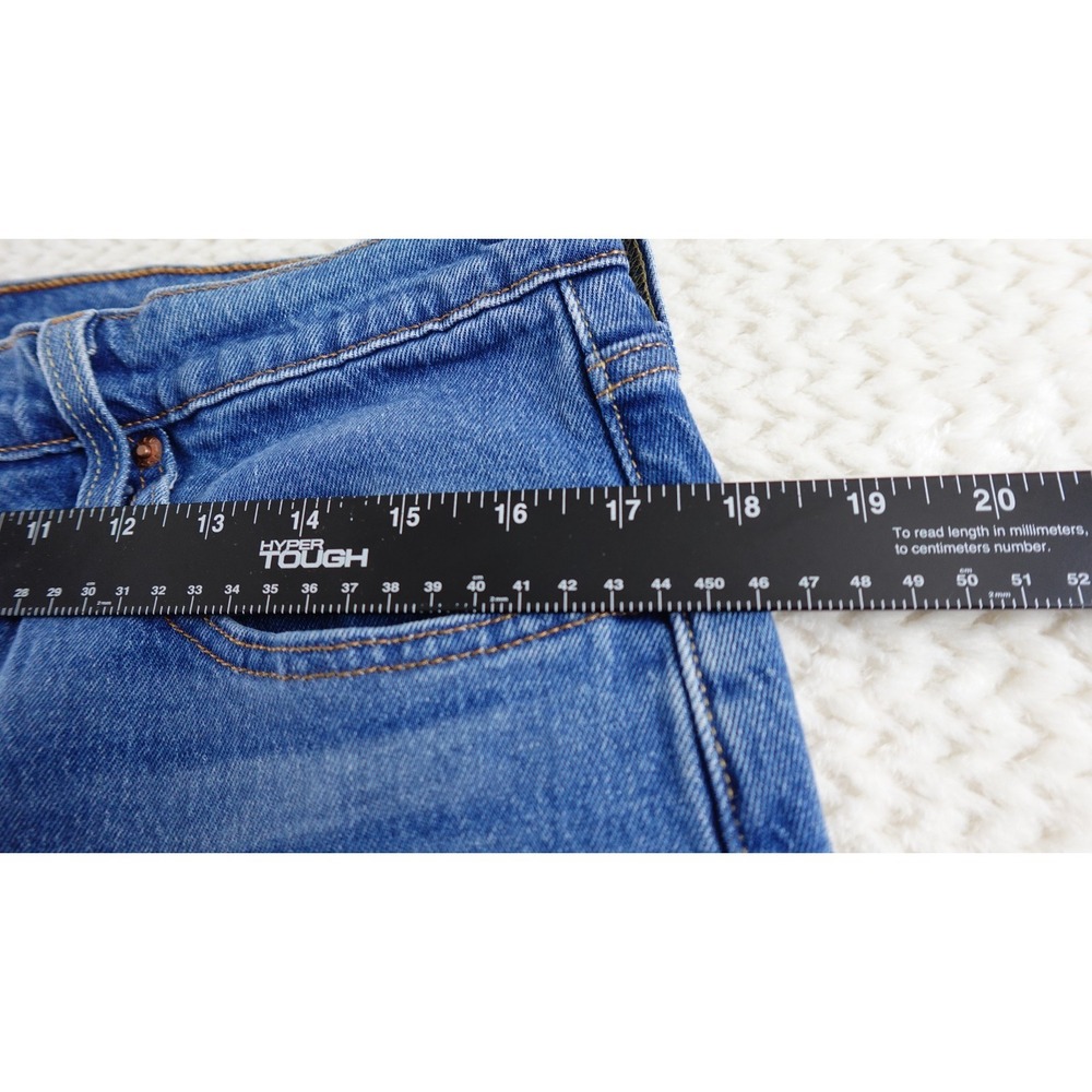Levi's 501 Skinny Jeans FITS 27x27 Button Fly Medium Wash Denim Red Tab - Picture 14 of 16